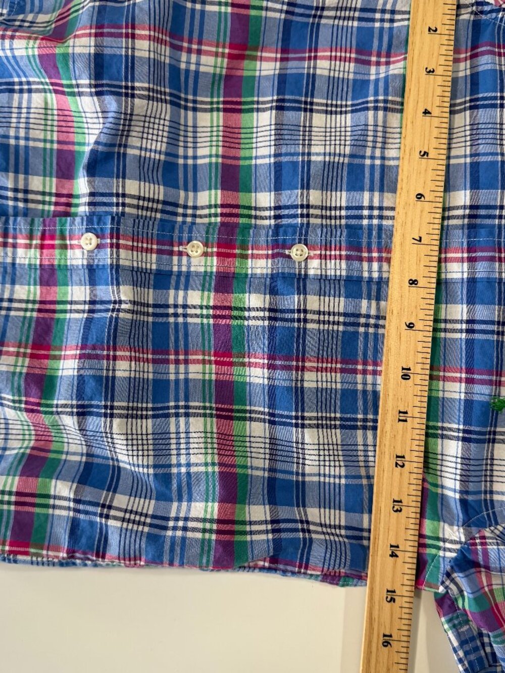 Ralph Lauren Short-Sleeve Plaid Shirt - Size S (8 years / Youth) - Picture 6 of 10